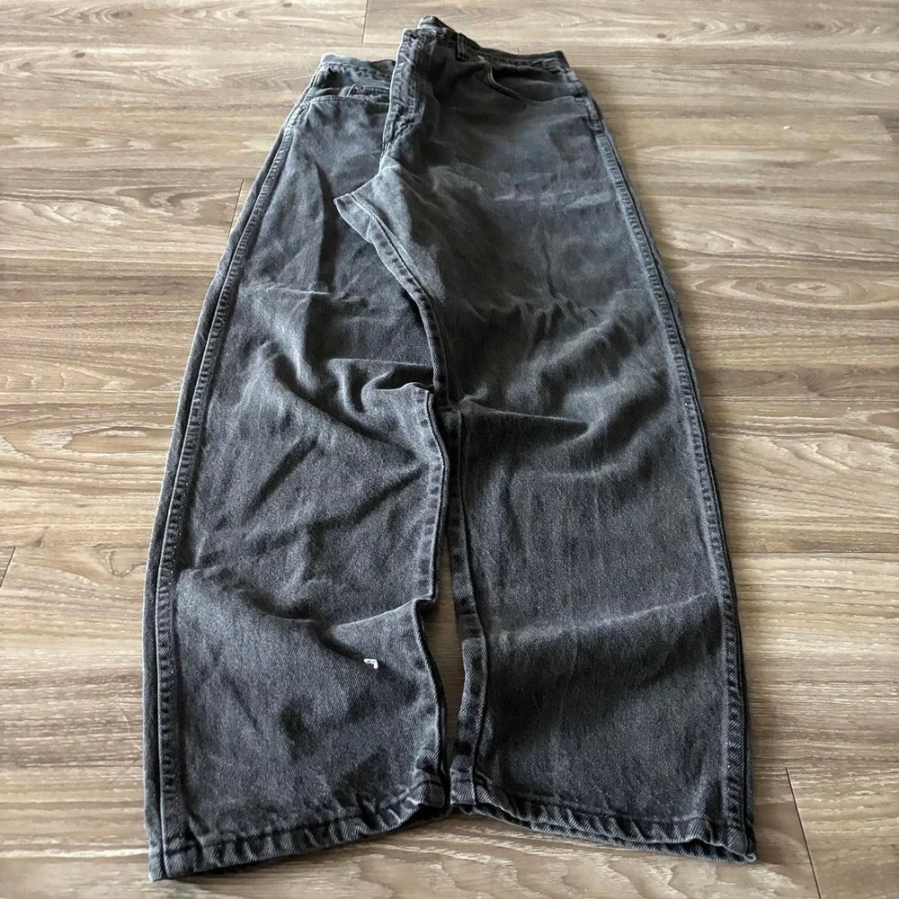 Vintage 90s Black Made In USA Essential Denim Jeans! 34x32